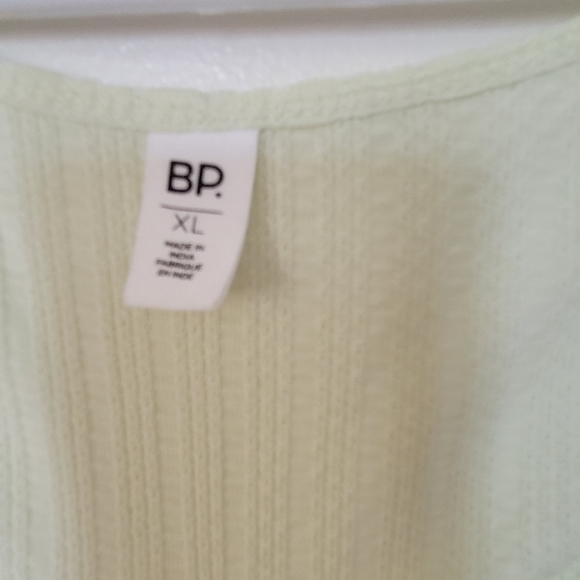 BP Light Green Ribbed Crop Top - Picture 5 of 5